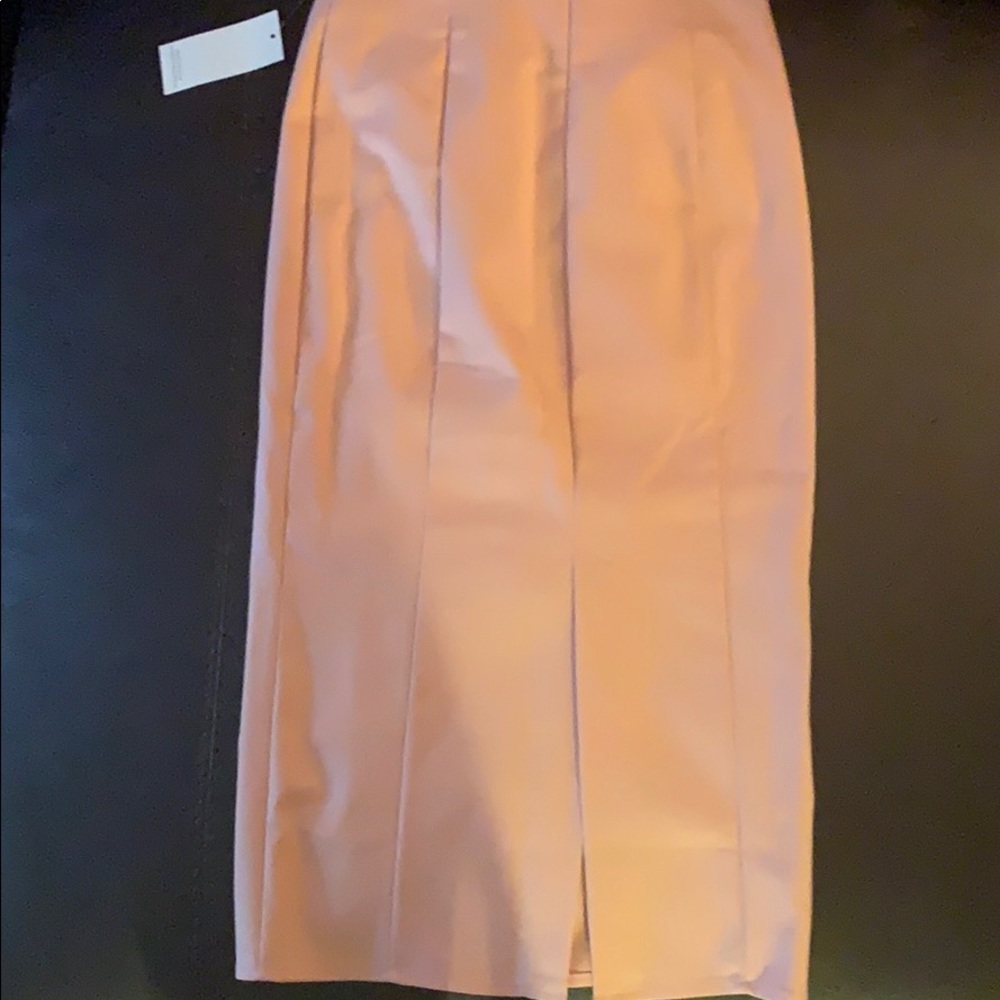Blush pink skirt